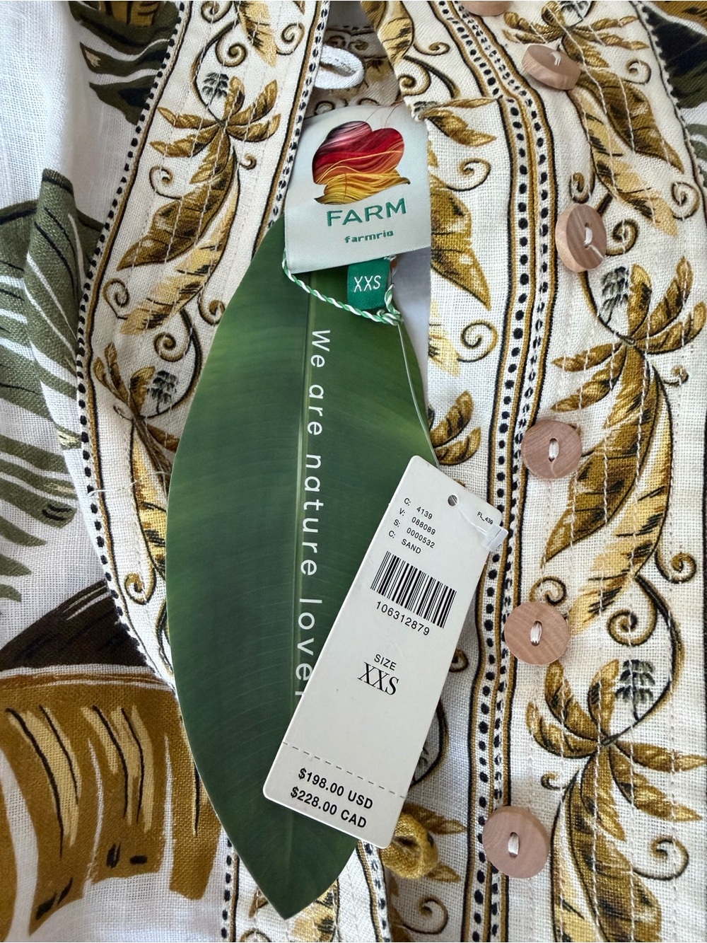 NWT Farm Rio Mini Dress - Picture 2 of 3